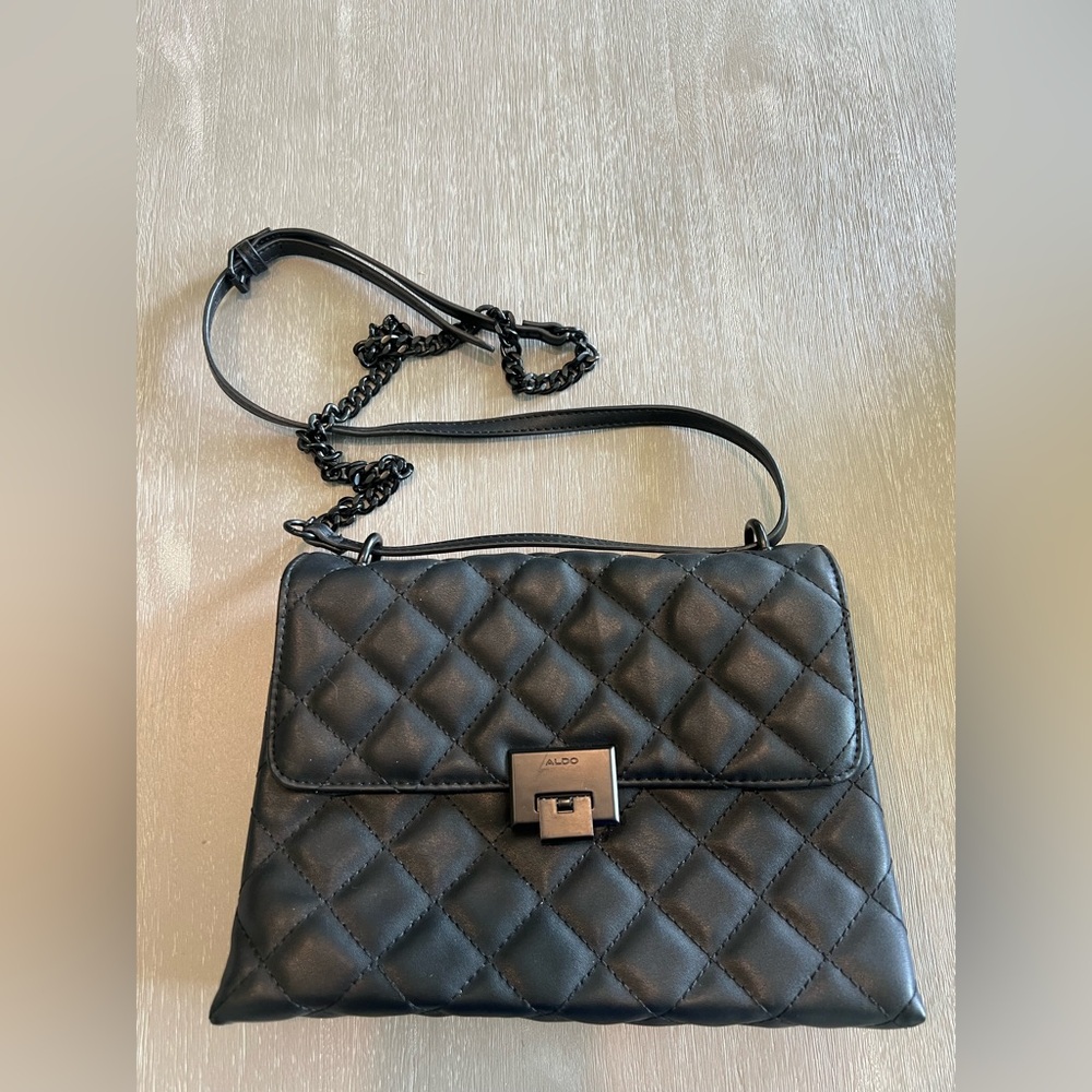 Aldo Black Quilted Women's black Bag